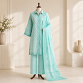 Saya Saffron Unstitched 3 Piece Lawn Suit