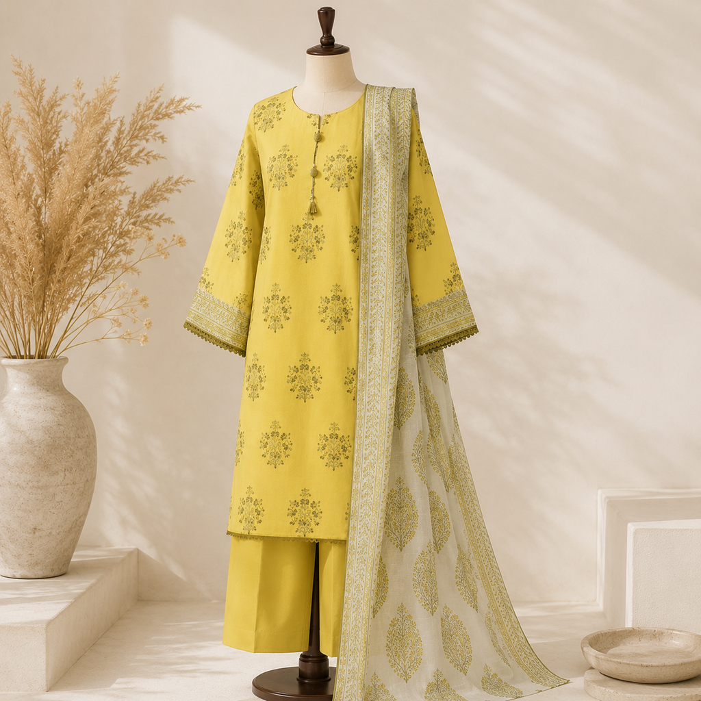 Sapphire Premium Unstitched Lawn 3 Piece