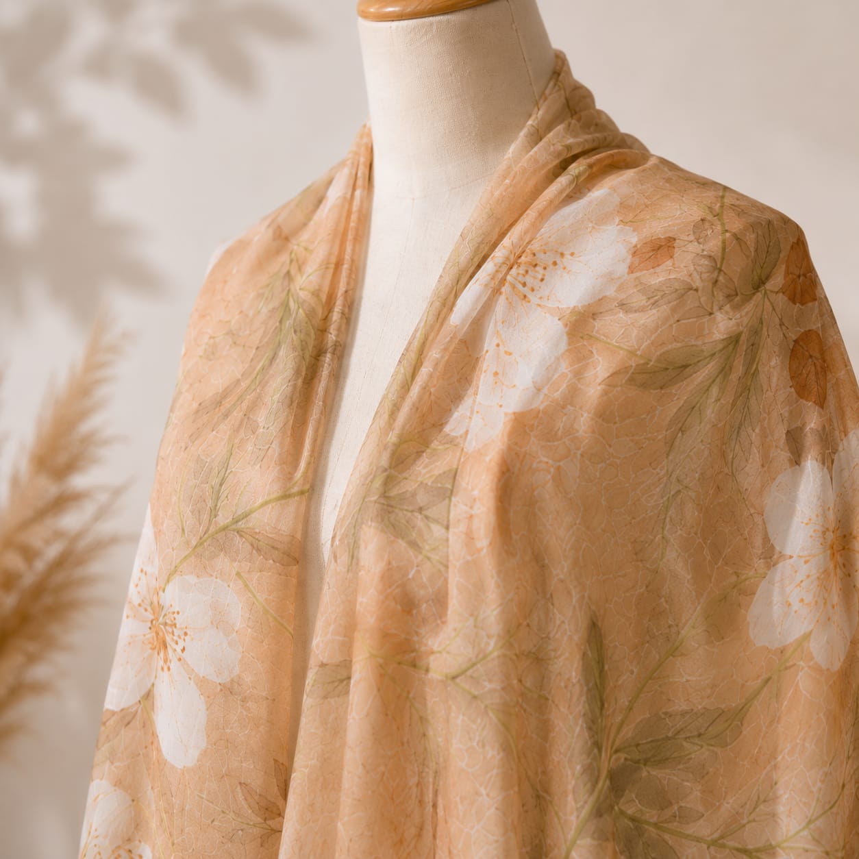 Blush Meadow Floral Stole