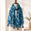 Ocean Breeze Printed Stole