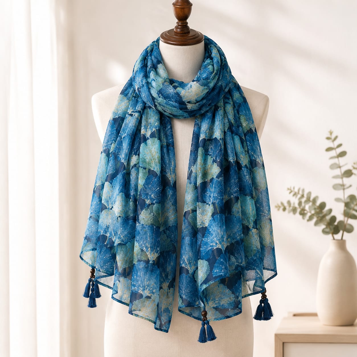 Ocean Breeze Printed Stole