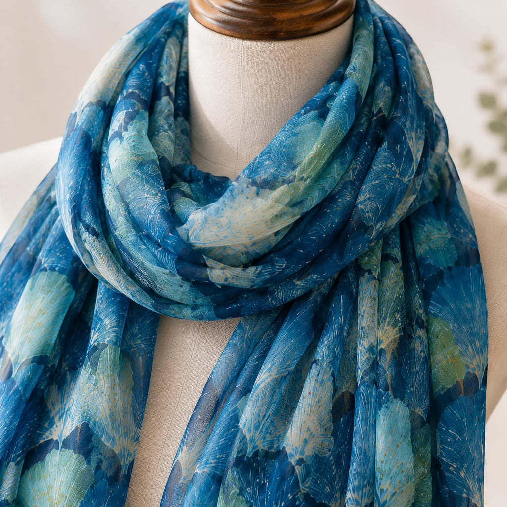 Ocean Breeze Printed Stole