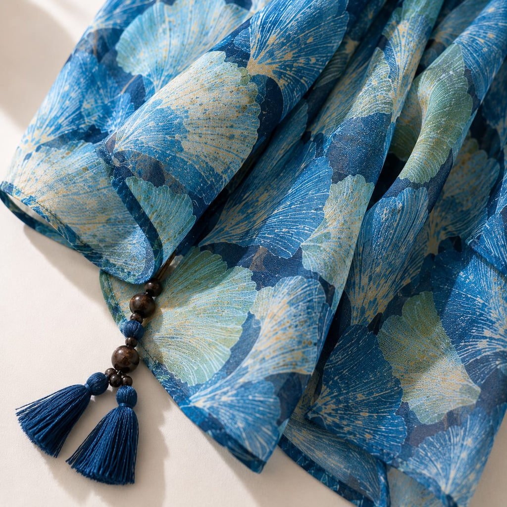 Ocean Breeze Printed Stole